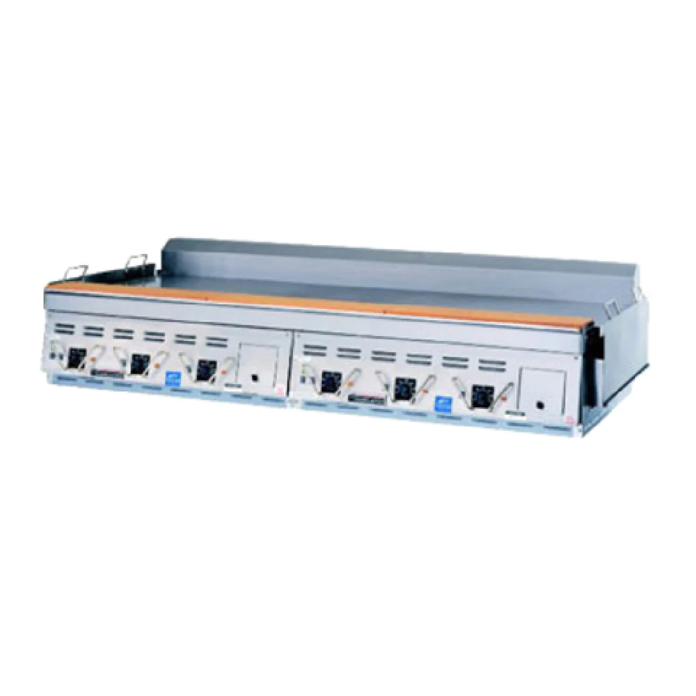 Garland ECG-60R_208/60/1 60 Inch Griddle Electric Countertop Stainless Steel with Rear Drain