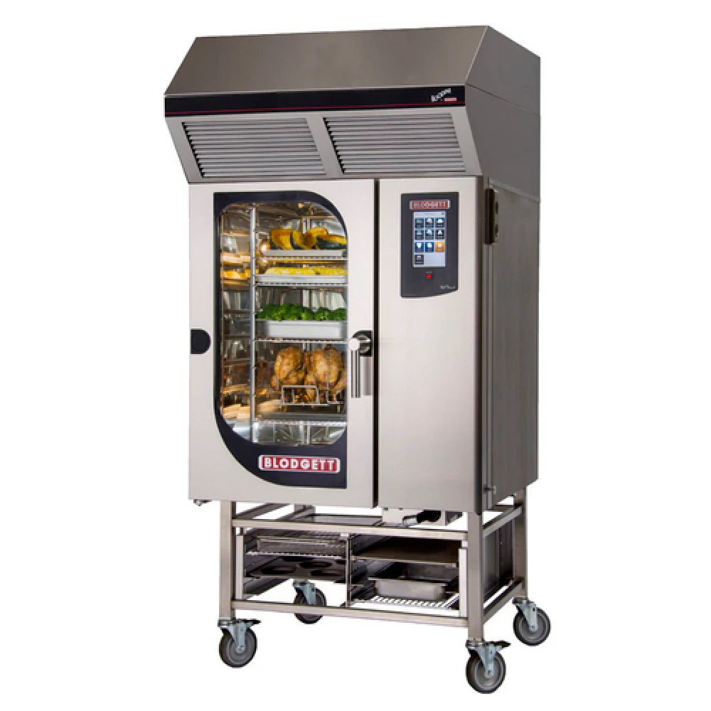 Blodgett BLCT-101E-H_240/60/3 35 Inch Electric Combi Oven Steamer with Hoodini Hood