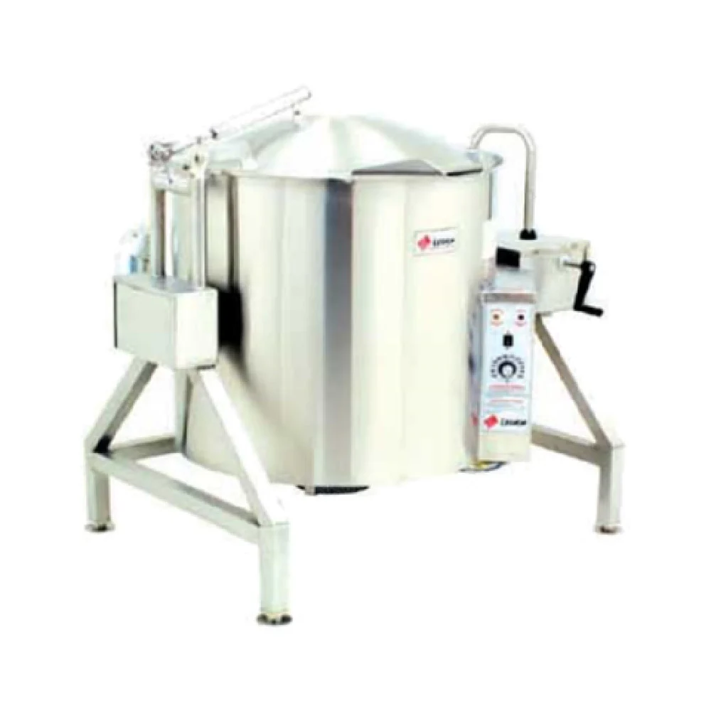 Legion TLGB-40F 40 Gallon Gas Low-Rim Tilting Kettle with Insulation 106759 BTU