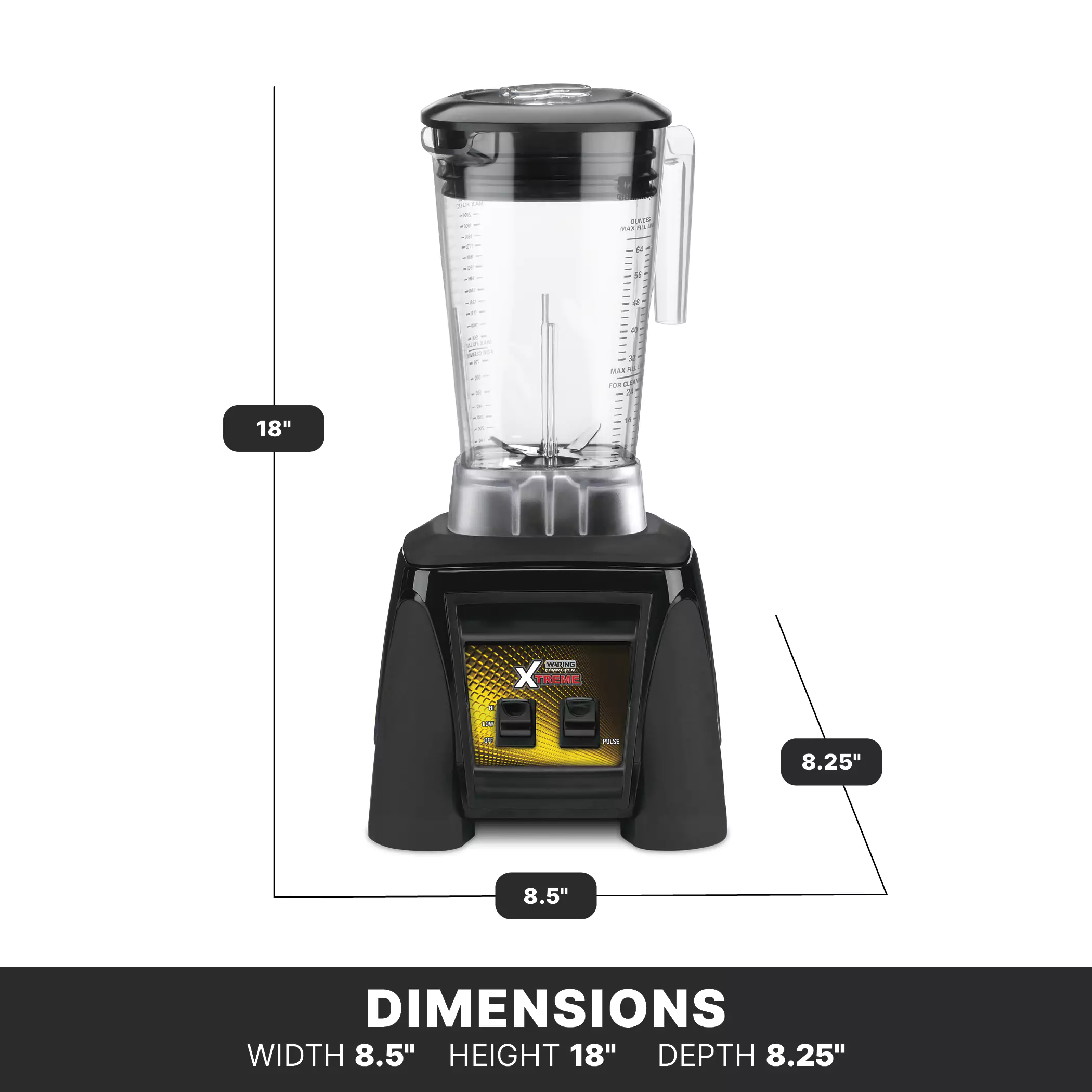 Waring MX1000XTXSEE 68 Oz Copolyester Container Electric Blender Waring MX1000XTXSEE 68 Oz Copolyester Container Electric Blender