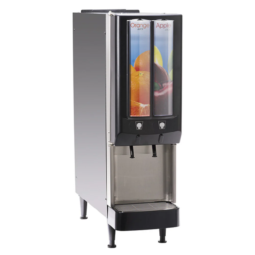 Bunn 37900.0063 10 Inch Cold Juice Beverage Dispenser Electric Dual Flavor with Push Button