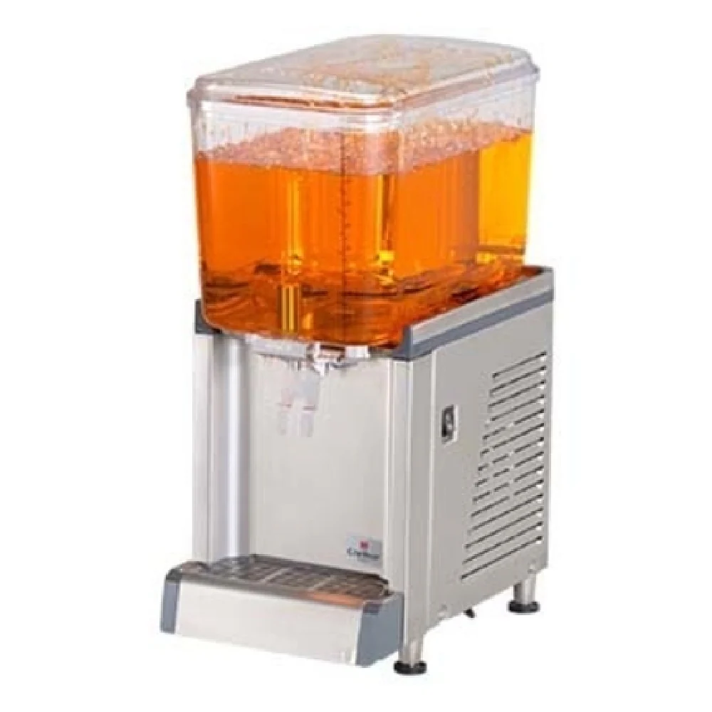 Crathco CS-1D-16 (BPA FREE) 10 Inch Stainless Steel Electric Beverage Dispenser with 4.75 Gallon Bowl