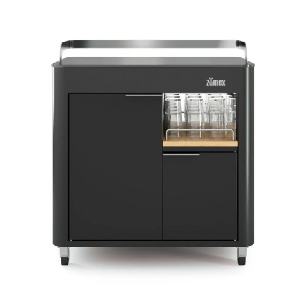 Zumex 10931 JUICE KART 33.7 Inch Countertop Manual Juice Tank with Storage