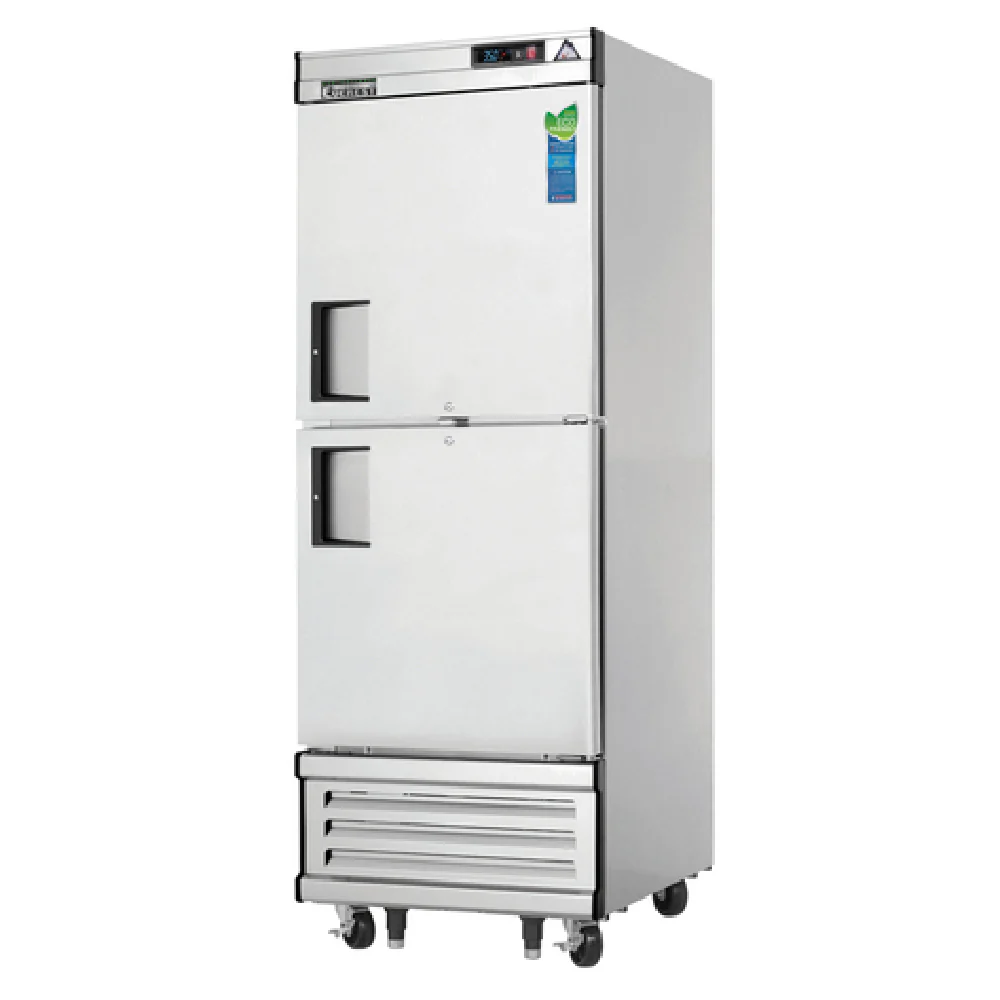 Everest Refrigeration EBWRH2 29-1/4 Inch Reach-In Refrigerator 23.0 cu ft One Section Stainless Steel with Digital Controls and LED Lighting Everest Refrigeration EBWRH2 29-1/4 Inch Reach-In Refrigerator 23.0 cu ft One Section Stainless Steel with Digital Controls and LED Lighting