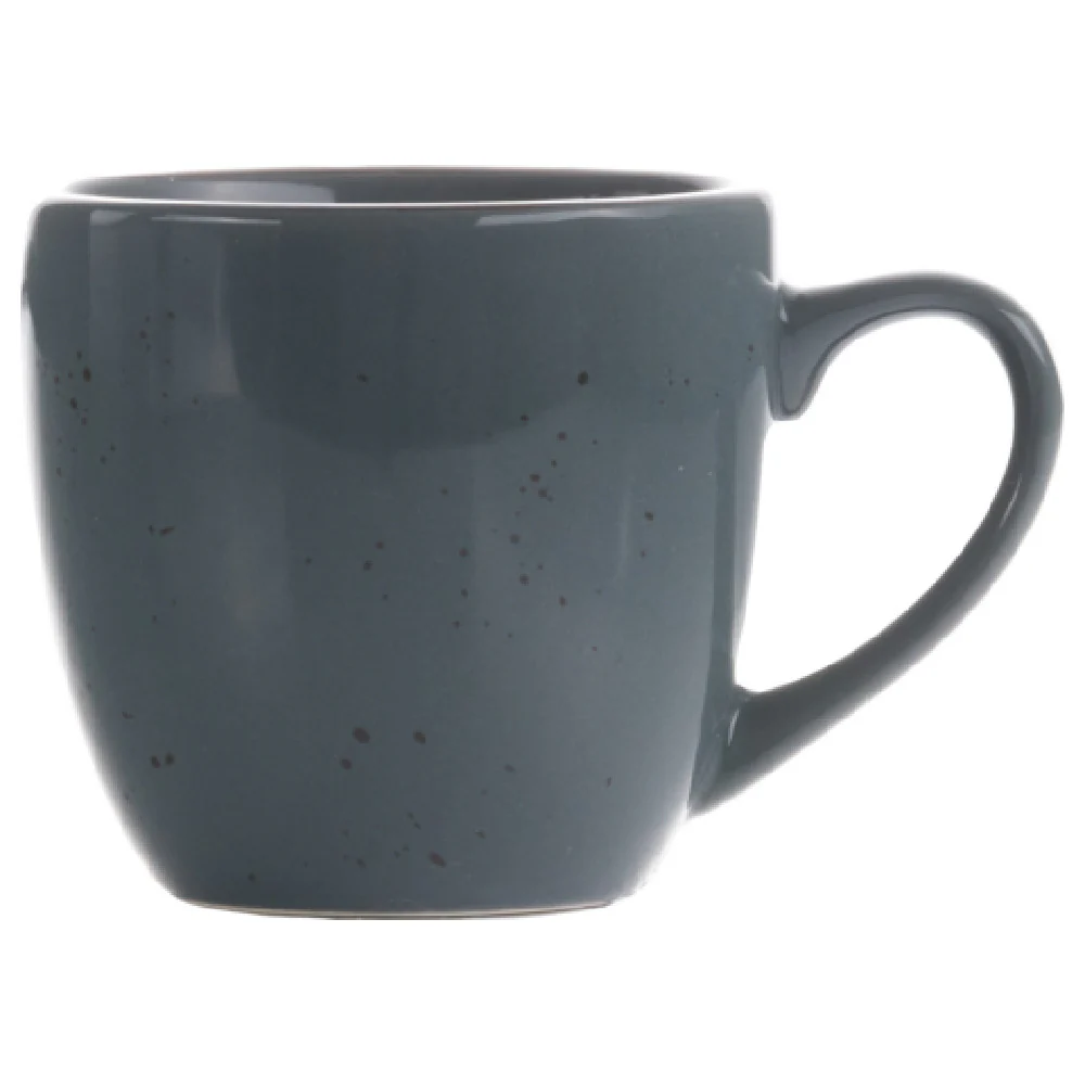International Tableware SH-56-LN 7.5 Oz Cup Round with Handle Lunar Blue