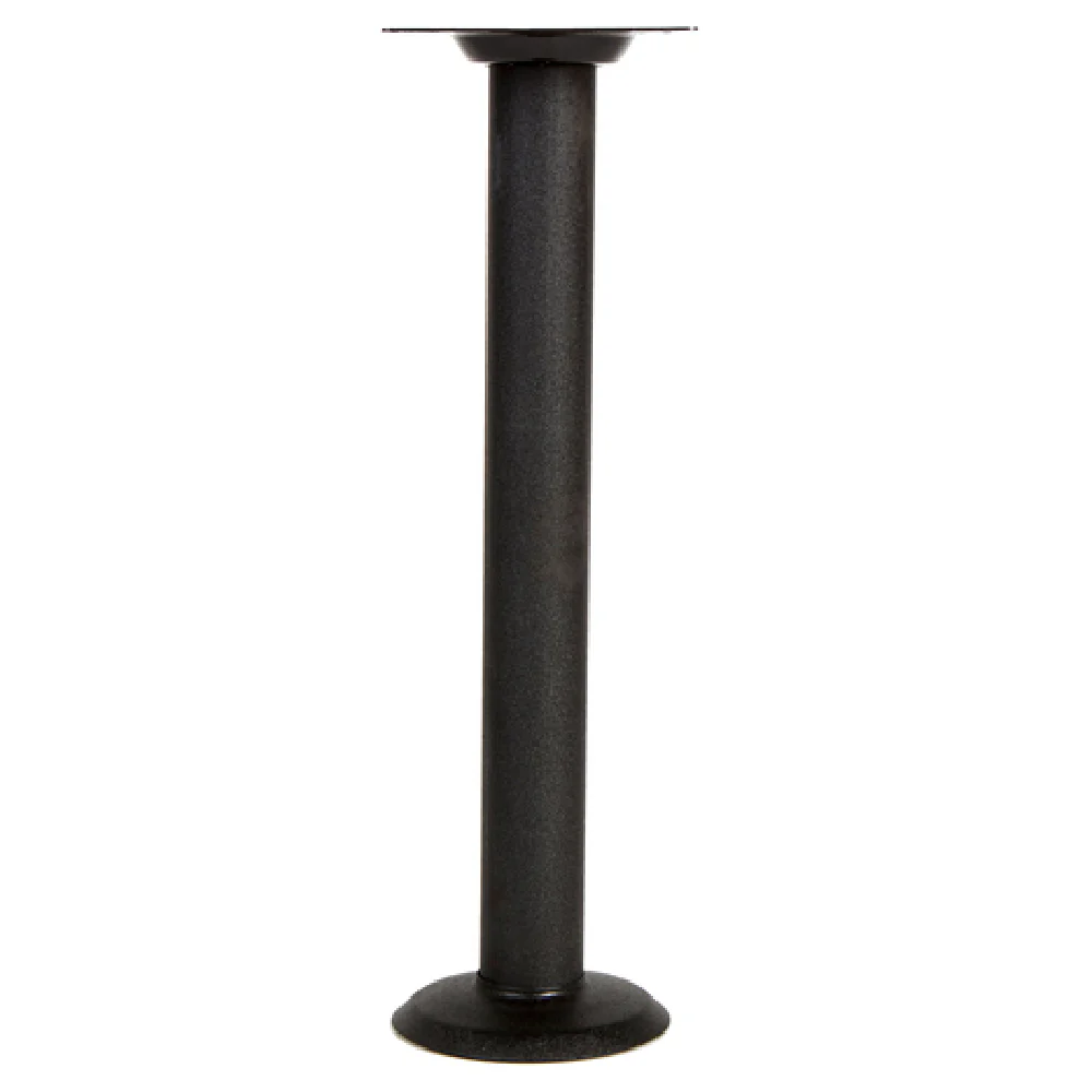 FLAT Tech BD2802A 3 Inch Diameter Dining Height Bolt Down Table Base Steel Black Powder Coat Finish