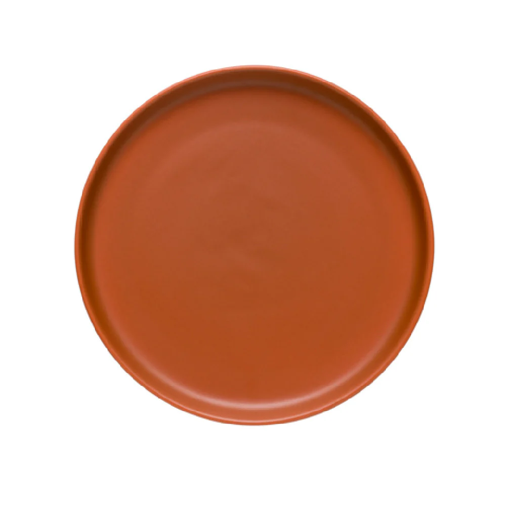 Libbey DRI-19-C 9 Inch Dia Round Coupe Plate Satin Matte Porcelain