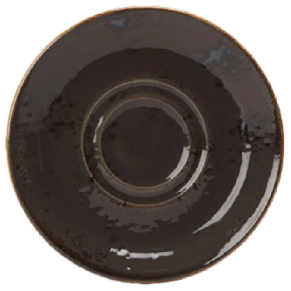 Steelite 11540165 4-5/8 Inch Saucer China Double Well Vitrified Ceramic Craft Grey