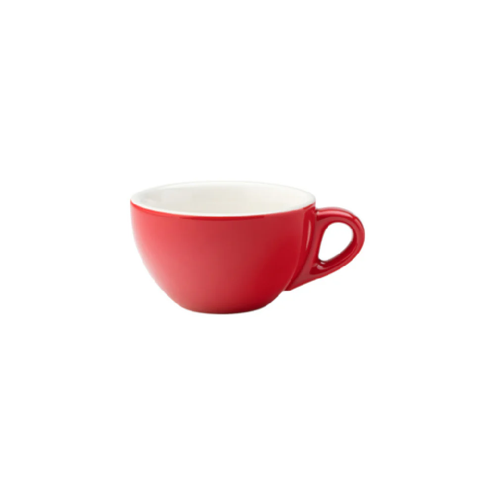 Steelite UCT8137 7.0 Oz Cappuccino Cup Porcelain Red 4.75 Inch - Utopia