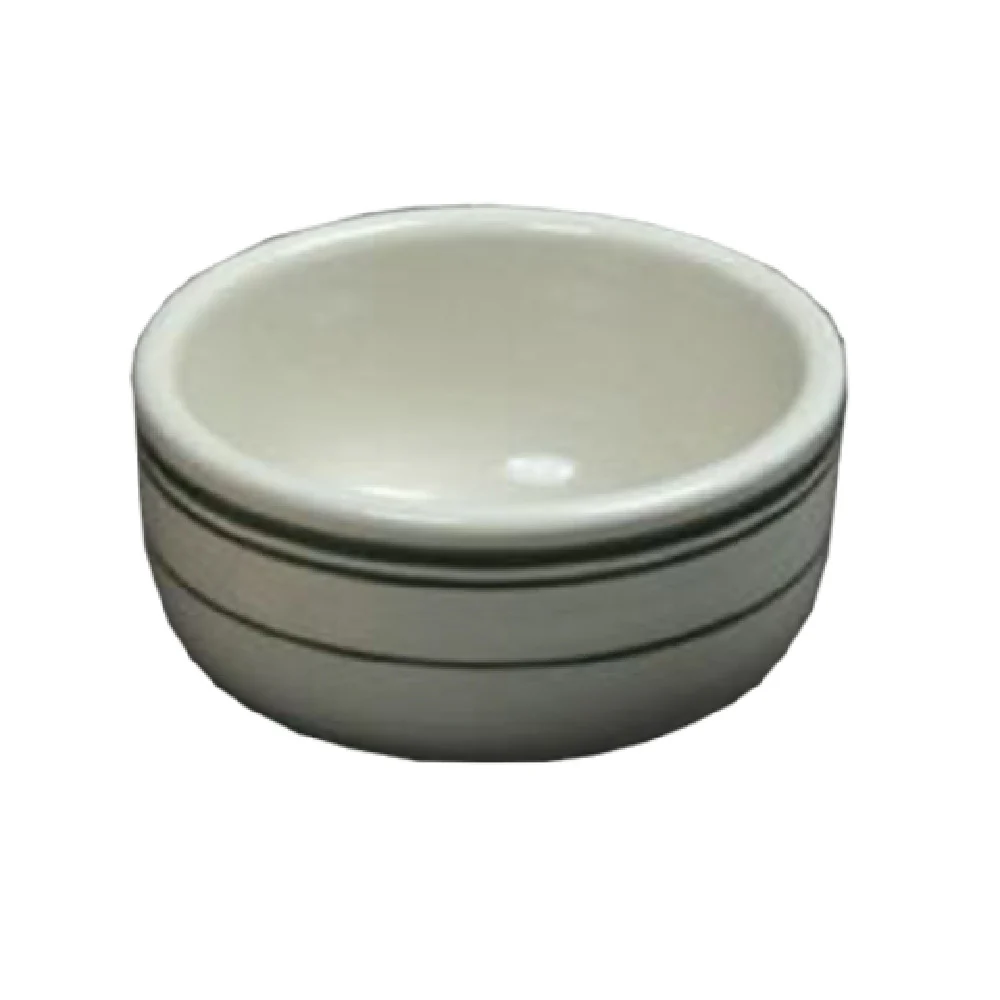 Yanco GB-95 9-1/2 Oz Round Bowl Ceramic with Green Band Yanco GB-95 9-1/2 Oz Round Bowl Ceramic with Green Band