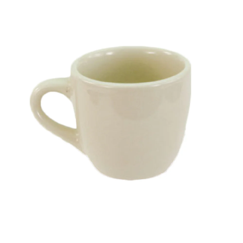 Crestware CM10 3-1/2 Oz Vitrified Ceramic Cup Dover White Case