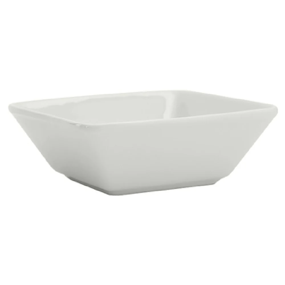 Tuxton GSP-531 24 Oz Square Bowl with Microwave and Dishwasher Safety