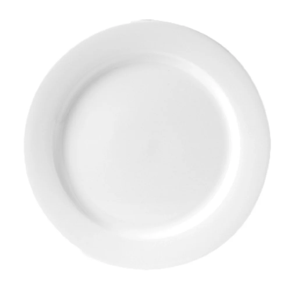 Steelite 9001C302 10 Inch Round Flat Rim Plate Alumina Vitrified Stylish