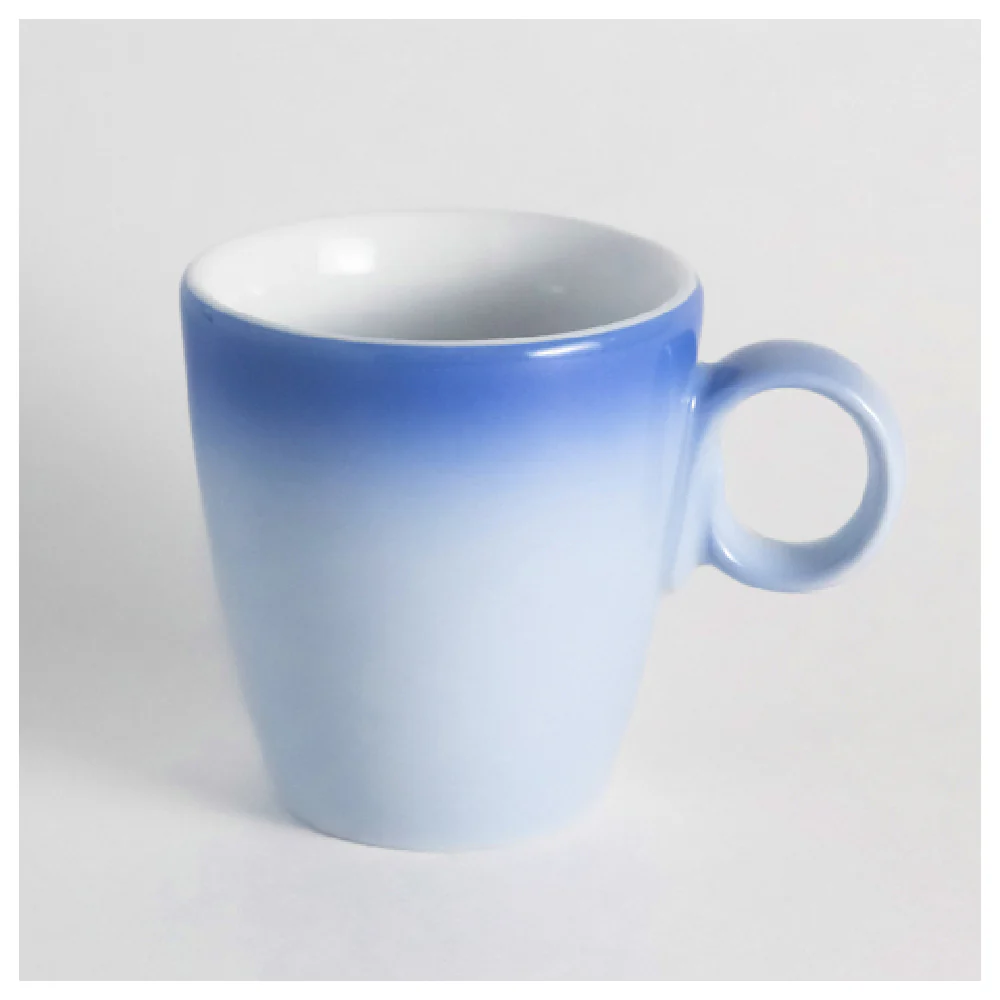 BauscherHepp 415258-730247 2-3/4 Oz Cup Porcelain Ombre Dodgerblue Decor