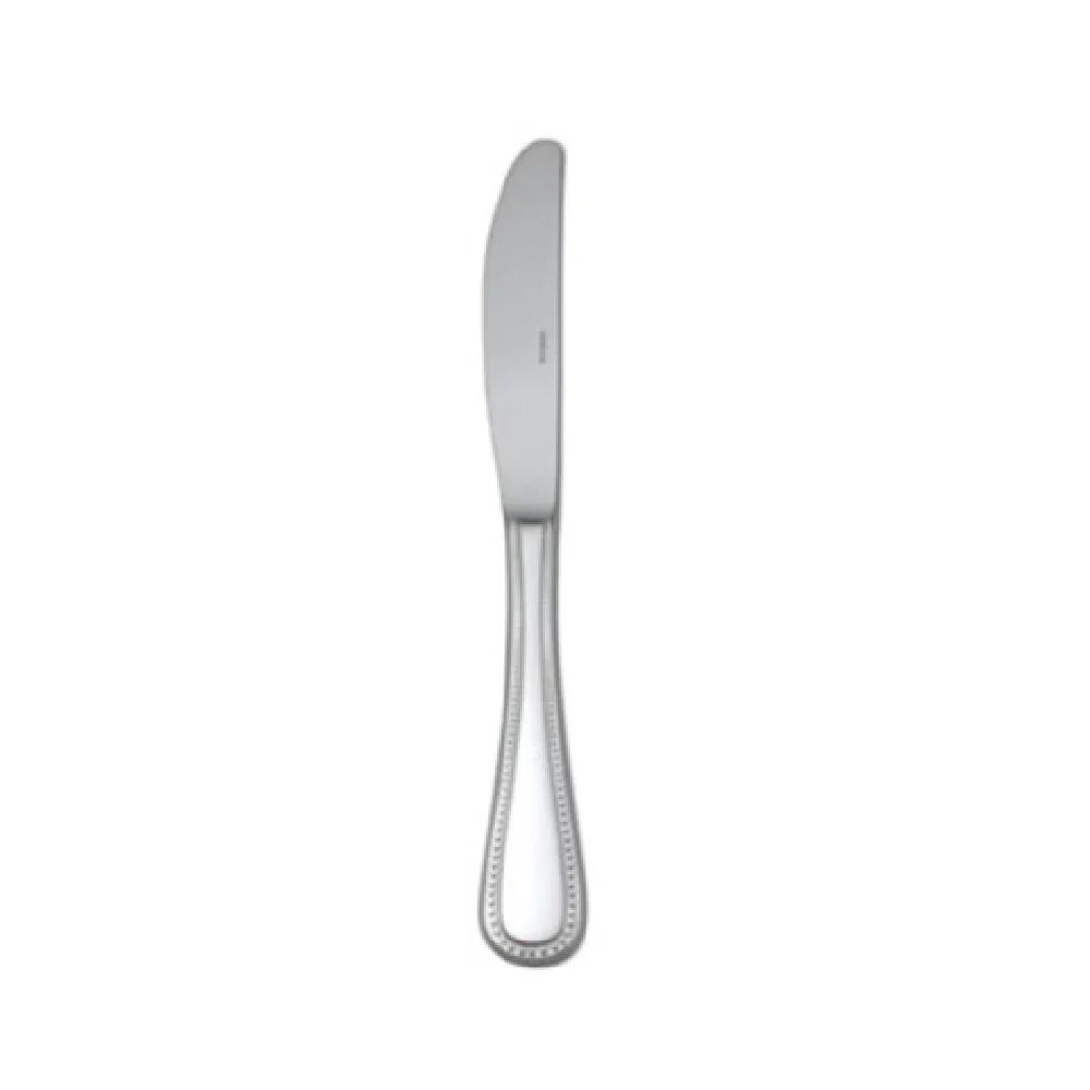 1880 Hospitality V163KDVF 9 Inch Pearl Silver-plated Dinner Knife with Beaded Border 1880 Hospitality V163KDVF 9 Inch Pearl Silver-plated Dinner Knife with Beaded Border
