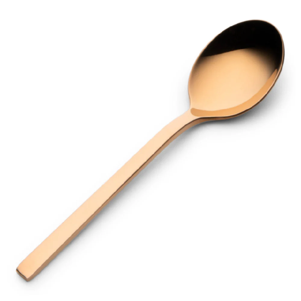 Bon Chef S3800RG 5.5 Inch Teaspoon with Rose Gold Finish Stainless Steel