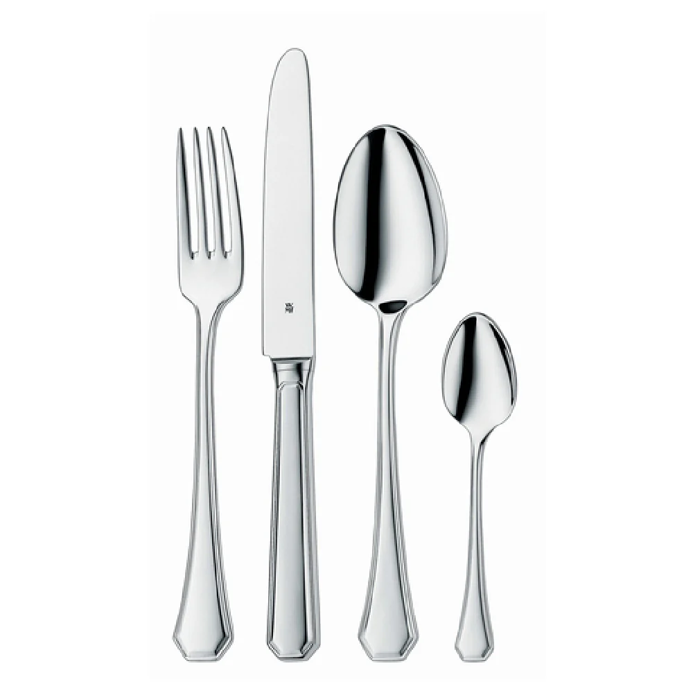 BauscherHepp 12.6204.1212 Flatware Place Set Kit 5-piece 18/10 Stainless Steel with Velvet Case