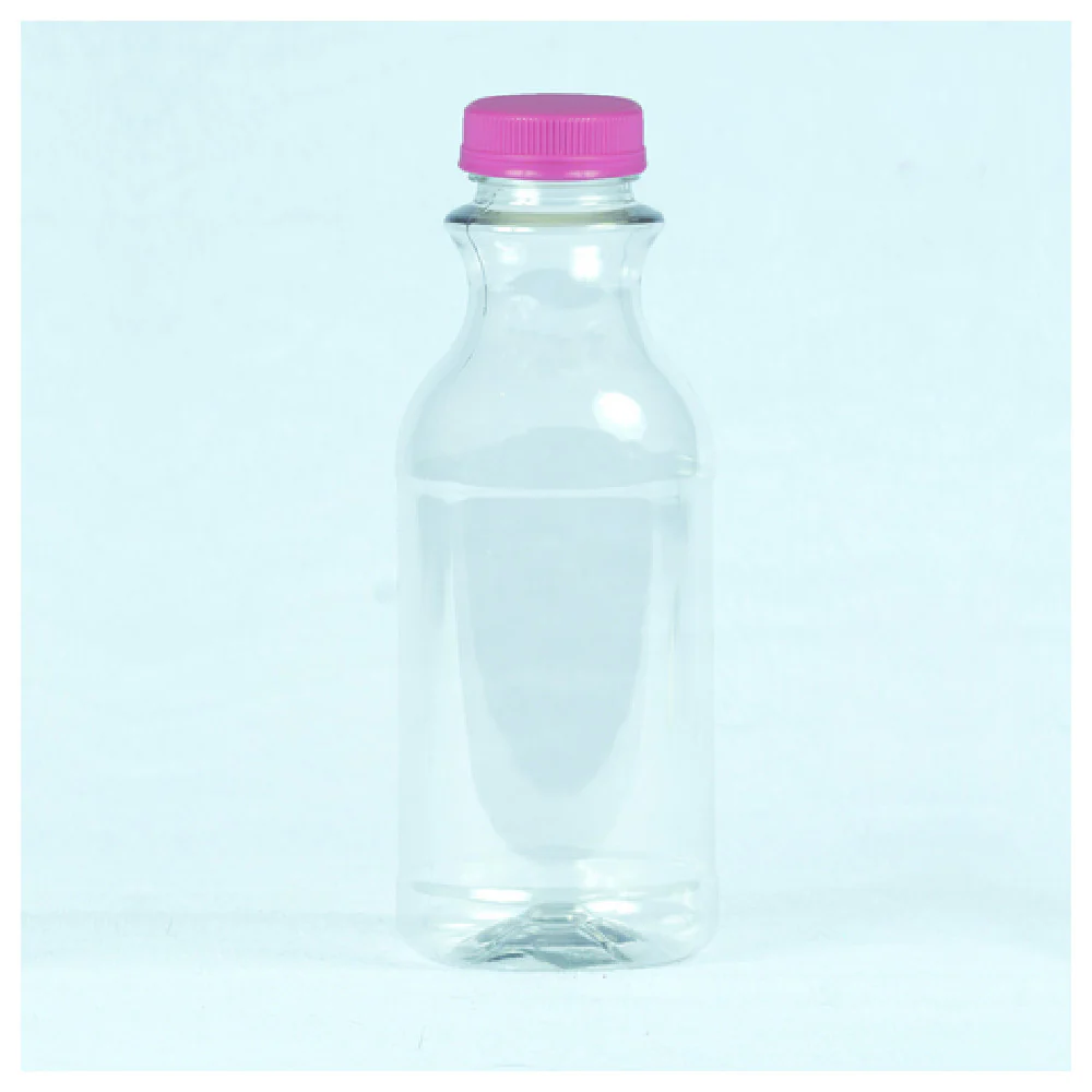 Buccaneer Container Corp 3079016080 16 Oz Round Bottles with Pink Lids 79 Packs