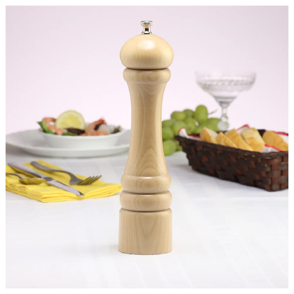 Chef Specialties 10252 10 Inch Ceramic Salt Mill with Lifetime Warranty Natural Wood Finish Chef Specialties 10252 10 Inch Ceramic Salt Mill with Lifetime Warranty Natural Wood Finish