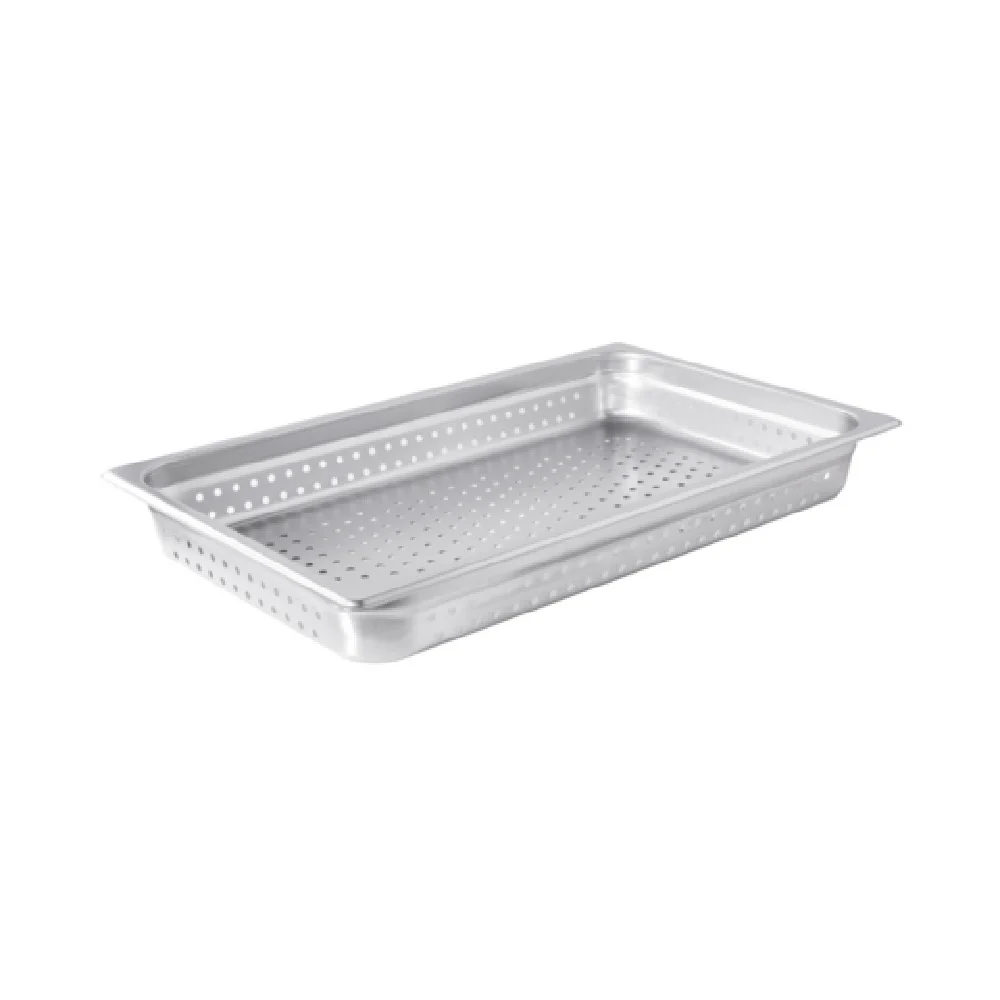 CAC China SSPF-25-2P 20-15/16 Inch Perforated Steam Pan Stainless Steel