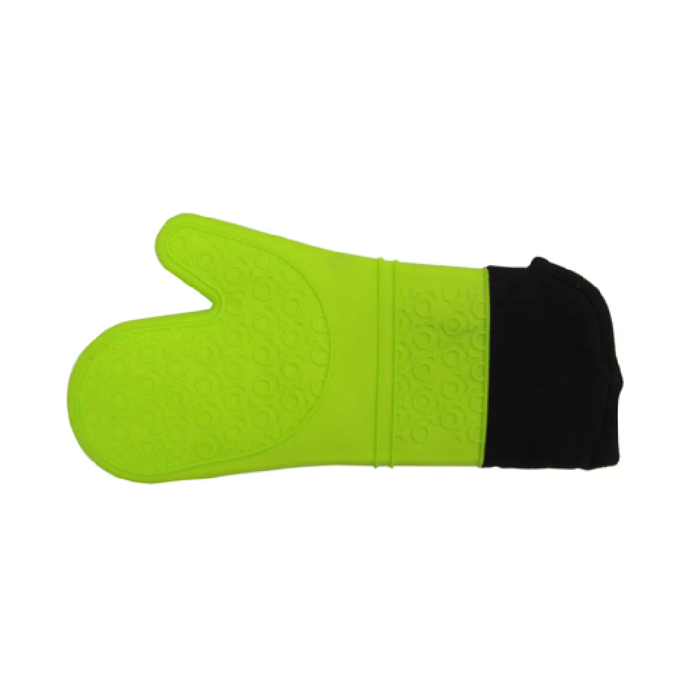 Admiral Craft OMS-14/GR 14 Inch Silicone Oven Mitt Protects Up to 500°F Green