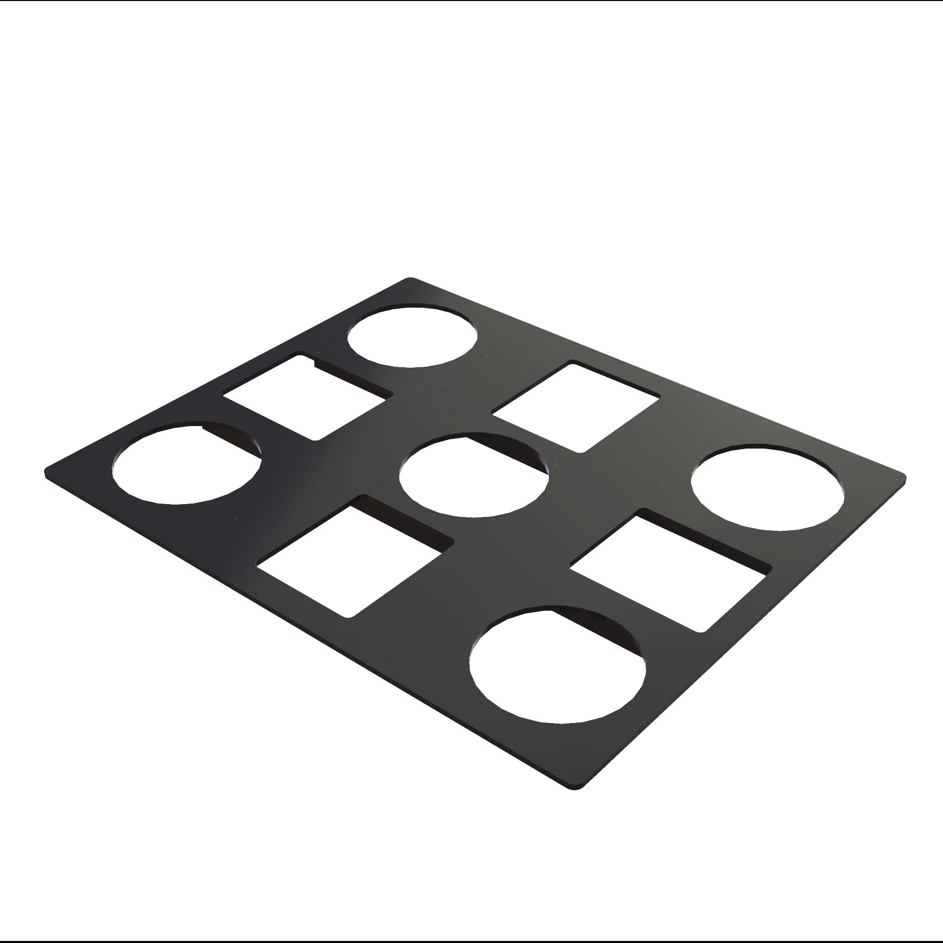 Tablecraft CW5058HGNS 25-3/4 Inch Cold Food Template Double Well Aluminum Hunter Green