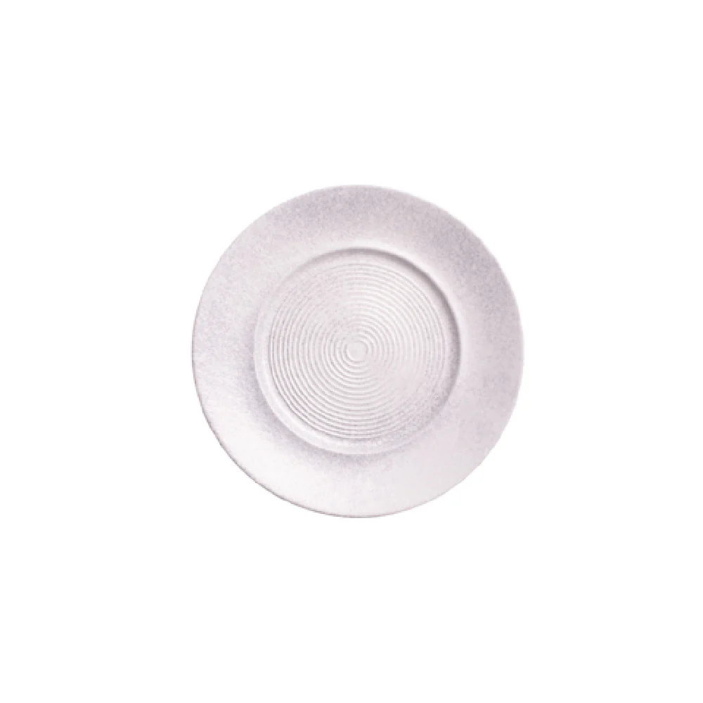 Vertex China E-207-F 11-1/4 Inch Diameter Plate Round Blue Fog with Embossed Rim Vertex China E-207-F 11-1/4 Inch Diameter Plate Round Blue Fog with Embossed Rim
