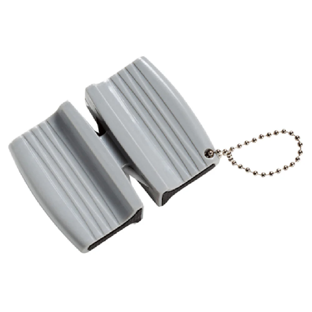 Mercer Culinary M15940B Knife Sharpener Manual Dual Tungsten Steel and Ceramic