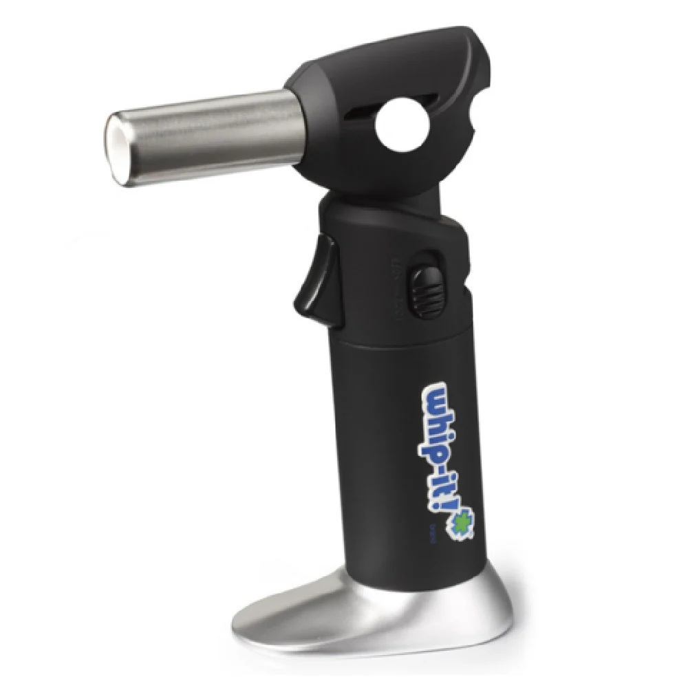 JB Prince UA159 5 Inch Butane Torch with Adjustable Flame Black Rubber JB Prince UA159 5 Inch Butane Torch with Adjustable Flame Black Rubber