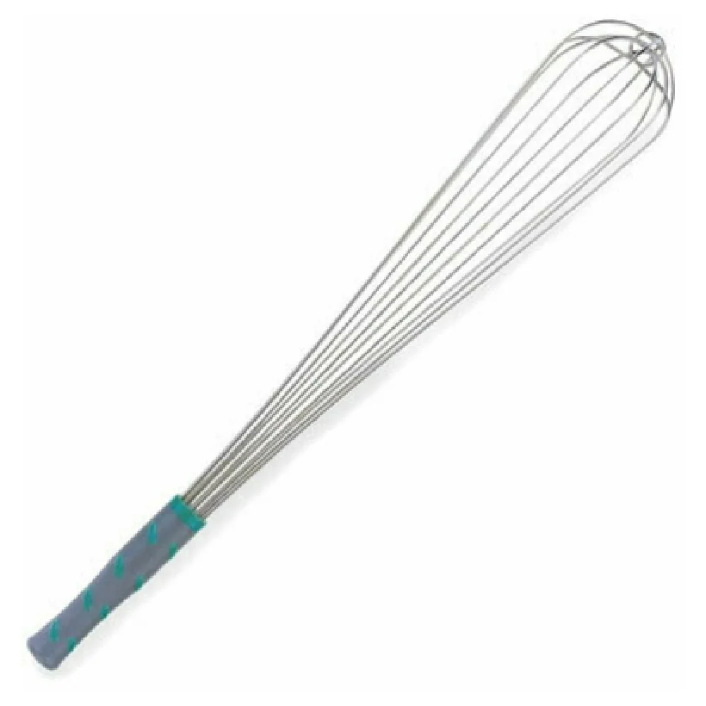Vollrath 47096 22 Inch Aqua Nylon Handle French Whip Stainless Steel One-Piece