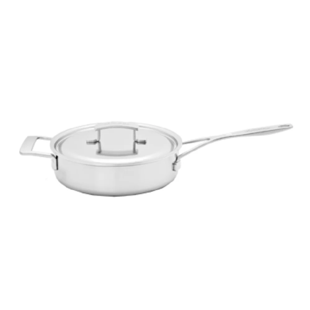 Zwilling 48428A-48528 6.5 Quarts Sauté Pan with Lid and Helper Handle Aluminum Core Stainless Steel