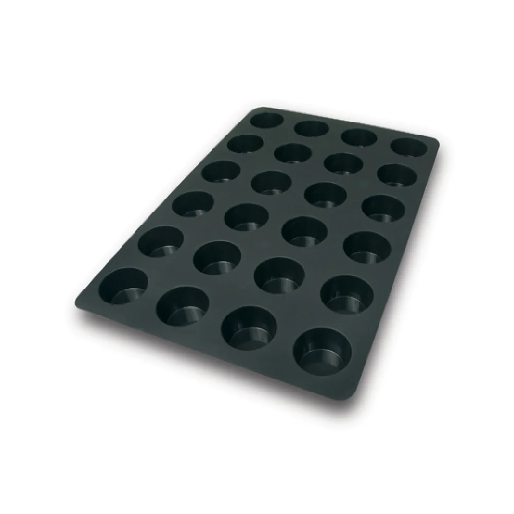 Louis Tellier SQ009 24 Inch Silikomart Mold Flexible Muffin Bakeware Made in Italy