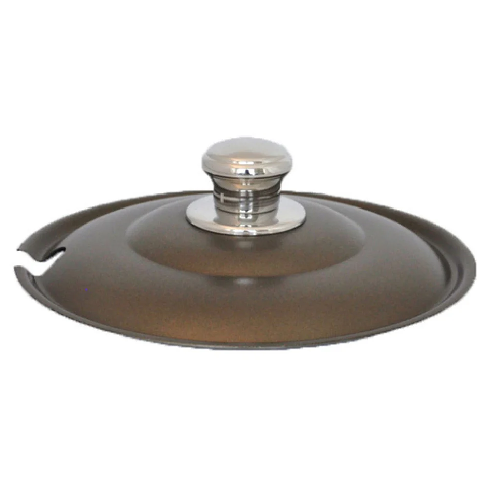 Spring USA 375-61/6BC 9-7/8 Inch Diameter Soup Tureen Cover Notched Stainless Steel Spring USA 375-61/6BC 9-7/8 Inch Diameter Soup Tureen Cover Notched Stainless Steel