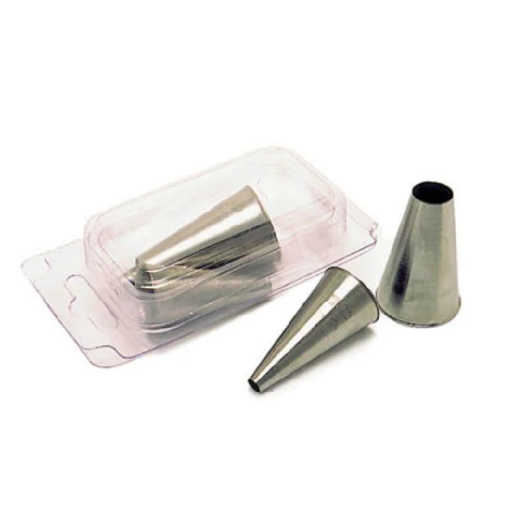 Matfer 166700 Set Assorted Star Shape Decorating Tube Tips Stainless Steel