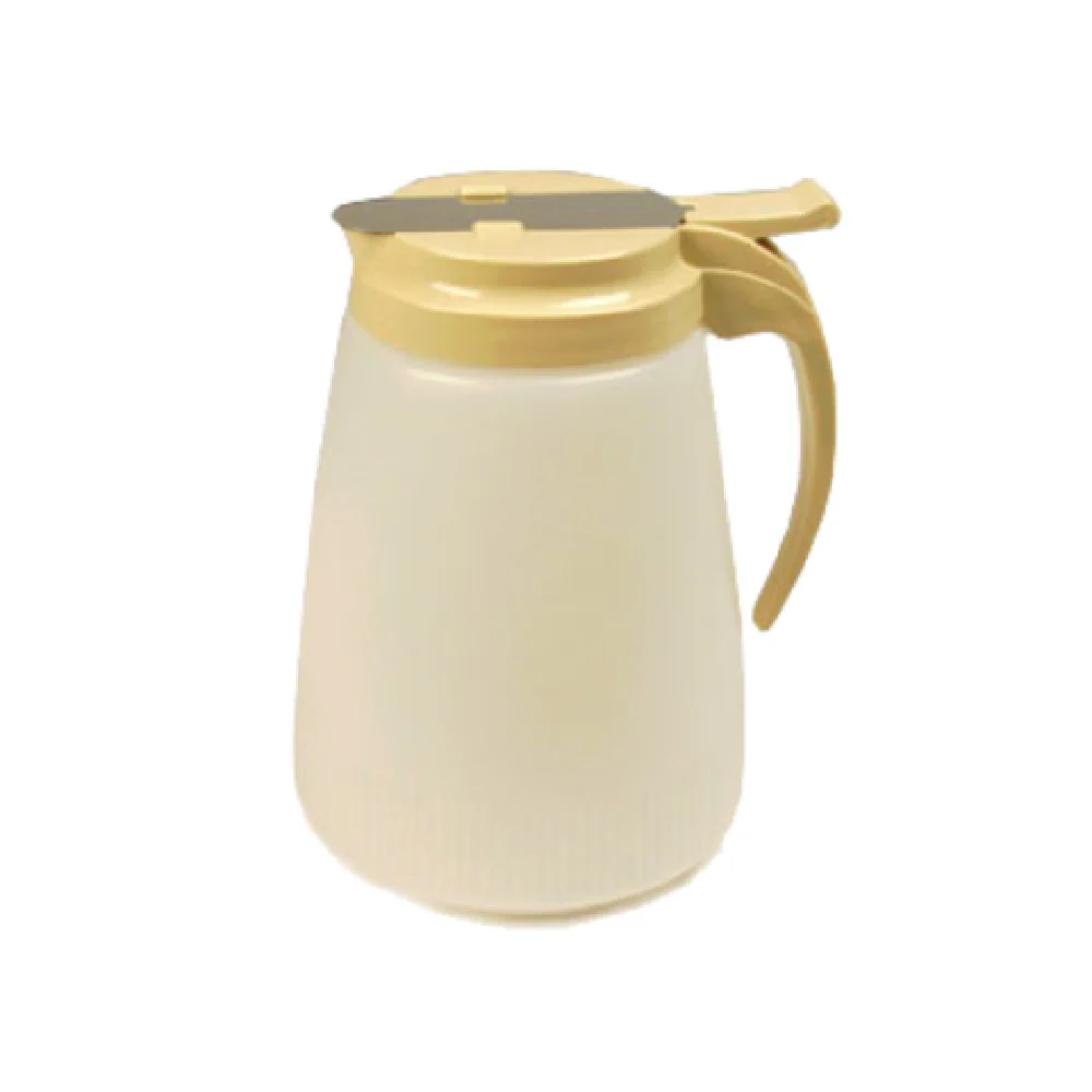 Vollrath 4748-01 48 Oz Syrup Server White Polyethylene Jar with Graduated Markings Vollrath 4748-01 48 Oz Syrup Server White Polyethylene Jar with Graduated Markings