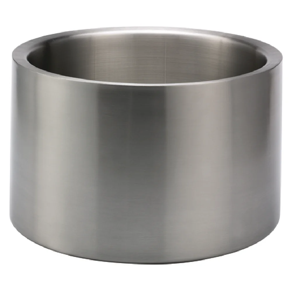 Service Ideas PT7BS 16-1/2 Inch Round 7 Gallon Party Tub with Double Wall Stainless Steel