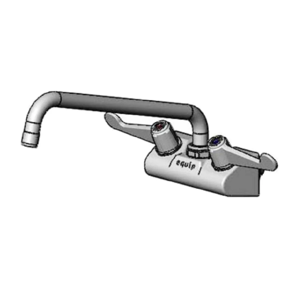 T&S Brass 5F-4WWX12 4 Inch Wall Mount Faucet with 12 Inch Swing Nozzle T&S Brass 5F-4WWX12 4 Inch Wall Mount Faucet with 12 Inch Swing Nozzle