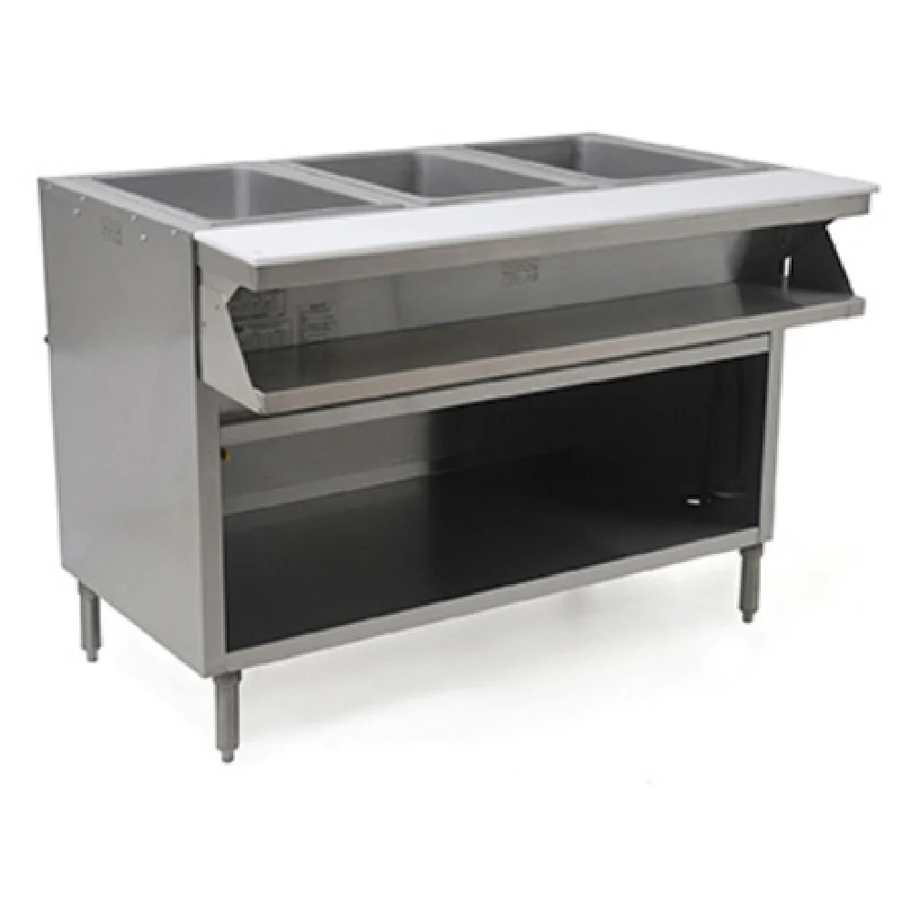 Eagle SHT4CB-208-3 63 Inch Electric Hot Food Table with Sealed Wells and Sliding Doors