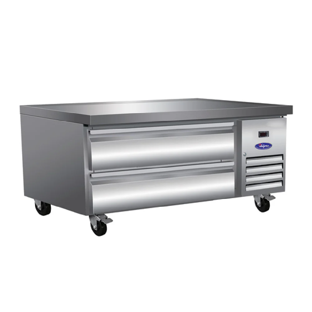 Valpro VPCB-50 50 Inch Refrigerated Chef Base with 2 Drawers and Digital Thermostat