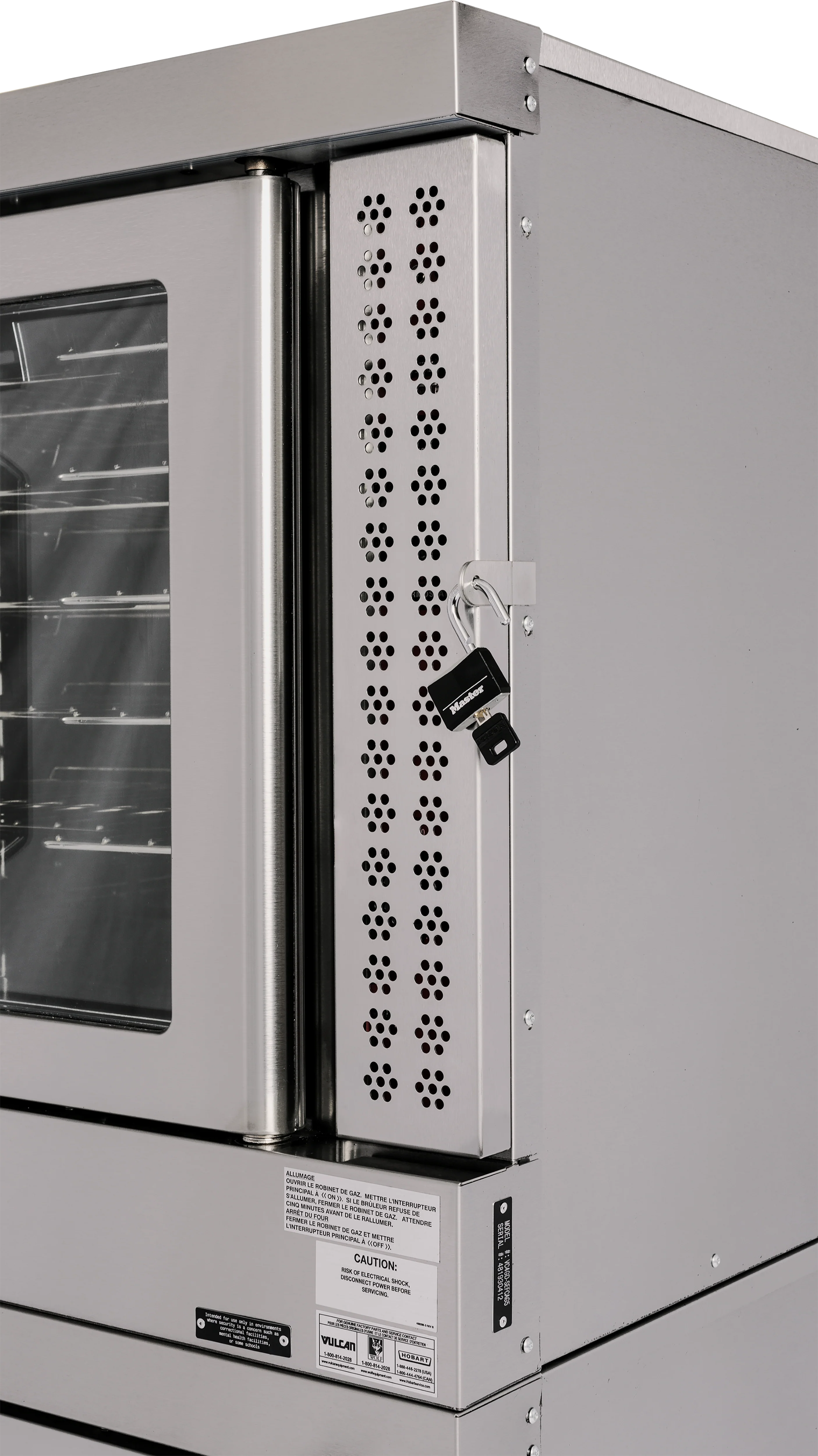 Vulcan VC44GD_LP 40 Inch Convection Oven Gas Double-deck 2 Burner 50000 BTU with Nickel Plated Racks and Solid State Controls Vulcan VC44GD_LP 40 Inch Convection Oven Gas Double-deck 2 Burner 50000 BTU with Nickel Plated Racks and Solid State Controls