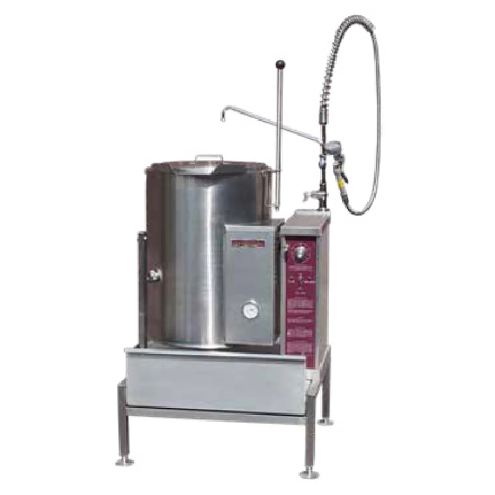 Crown Steam GC-12_NAT 28 to 41 Inch Tilting Kettle Gas 12 Gallon Capacity Crown Steam GC-12_NAT 28 to 41 Inch Tilting Kettle Gas 12 Gallon Capacity