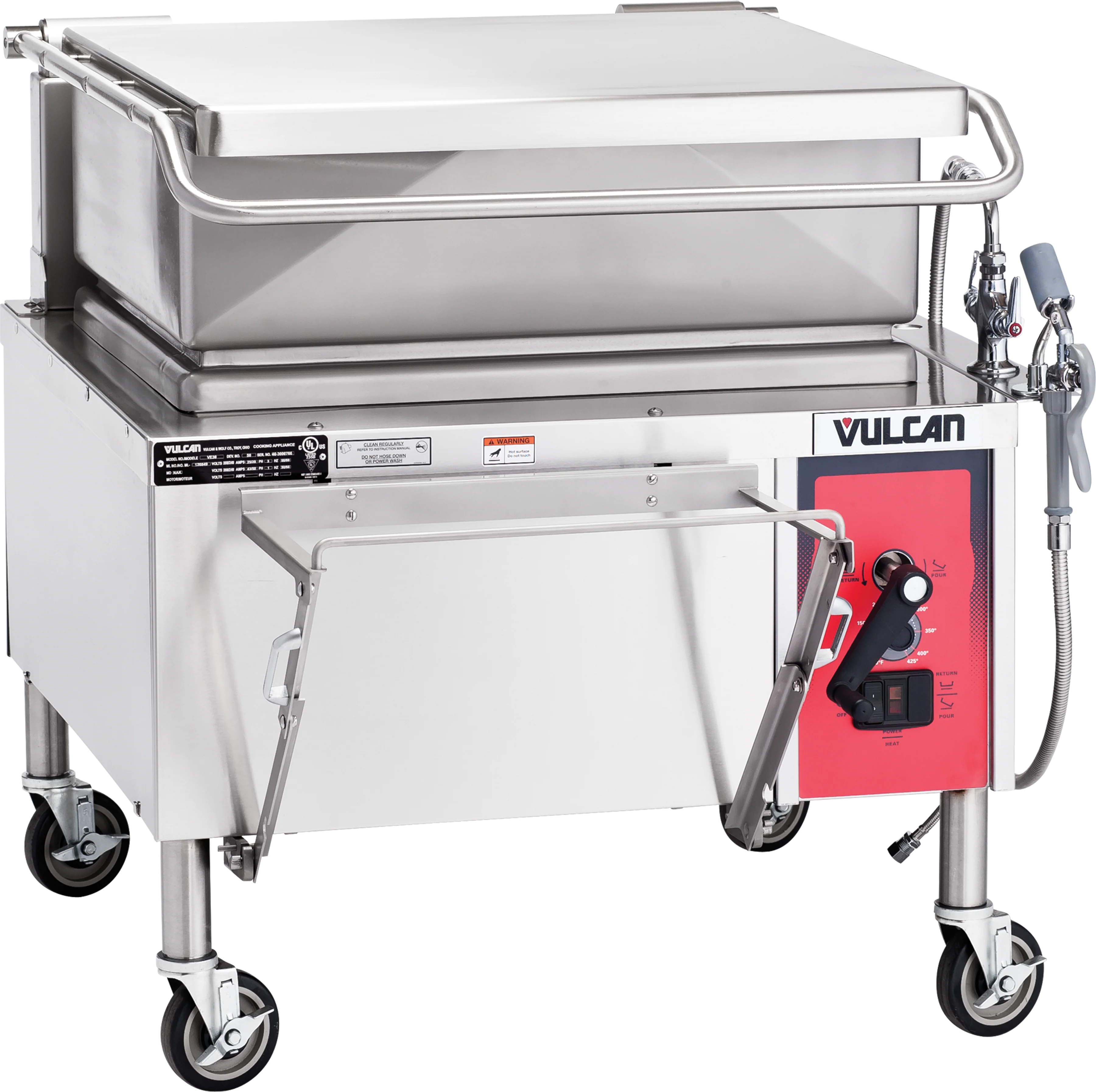 Vulcan VG30_LP 36 Inch Manual Tilt Gas Braising Pan 30 Gallon 90000 BTU Vulcan VG30_LP 36 Inch Manual Tilt Gas Braising Pan 30 Gallon 90000 BTU