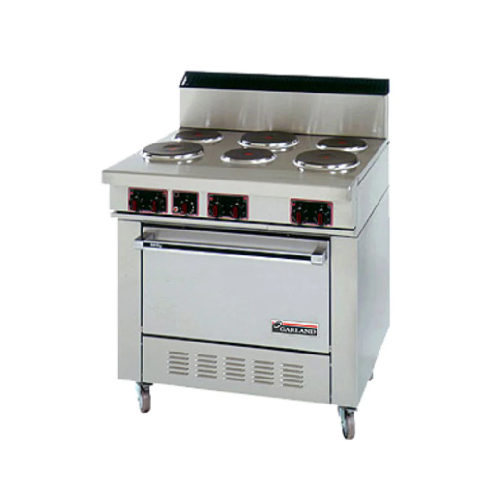 Garland S686_240/60/3 36 Inch Restaurant Range Electric with Standard Oven and 6 Burners