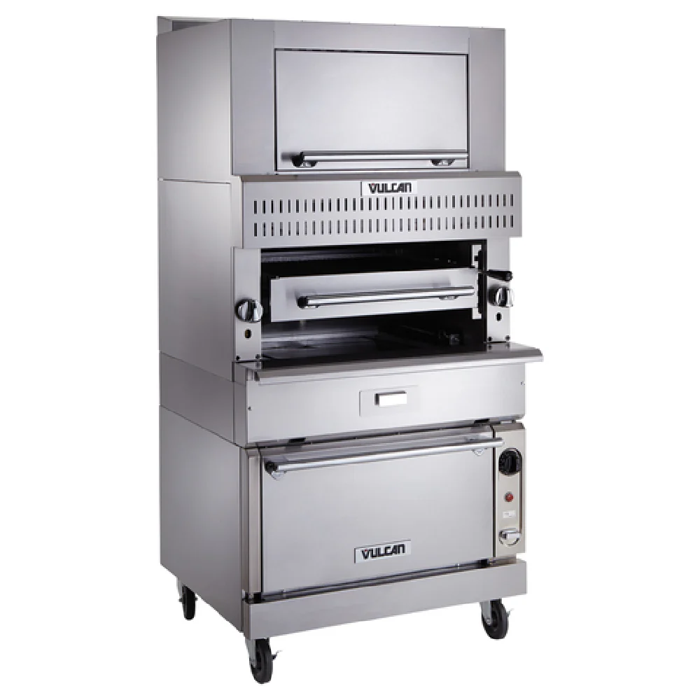 Vulcan VIR1F_LP 36 Inch Heavy Duty Gas Deck-Broiler with Infrared Burners 100000 BTU Vulcan VIR1F_LP 36 Inch Heavy Duty Gas Deck-Broiler with Infrared Burners 100000 BTU