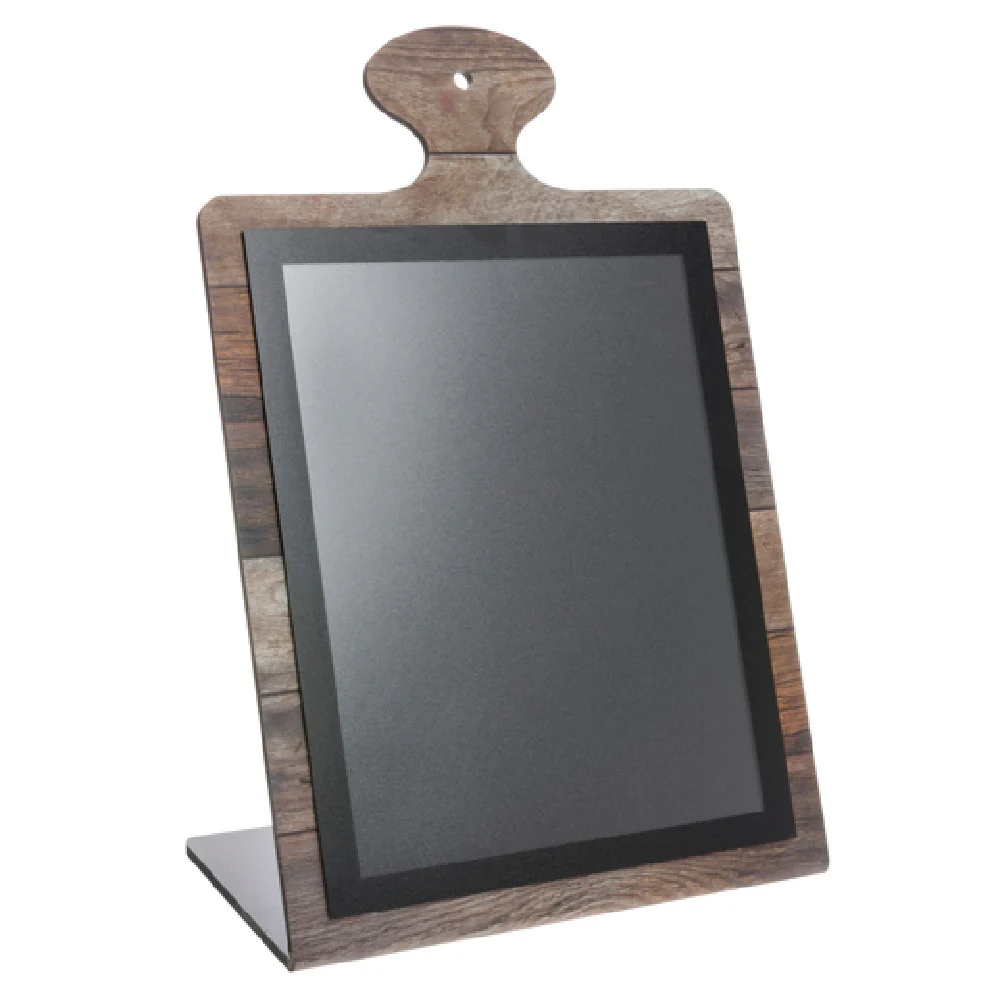 Hubert 15956 Expressly HUBERT® Chestnut Countertop Cutting Board 1 Pocket Menu Board 11