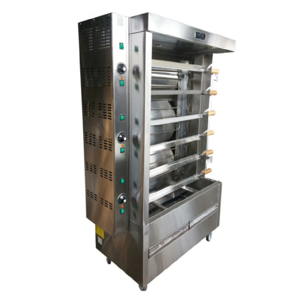 AMPTO FRE6VE 46 Inch Electric Rotisserie Oven with 6 Stainless Steel Spit Skewers AMPTO FRE6VE 46 Inch Electric Rotisserie Oven with 6 Stainless Steel Spit Skewers