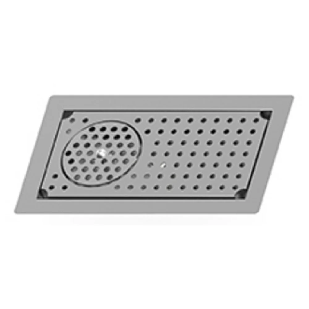 Eagle DIGRT-12 14 Inch Drop-In Glass Rinser Trough Heavy Gauge Stainless Steel with Pressure Regulator