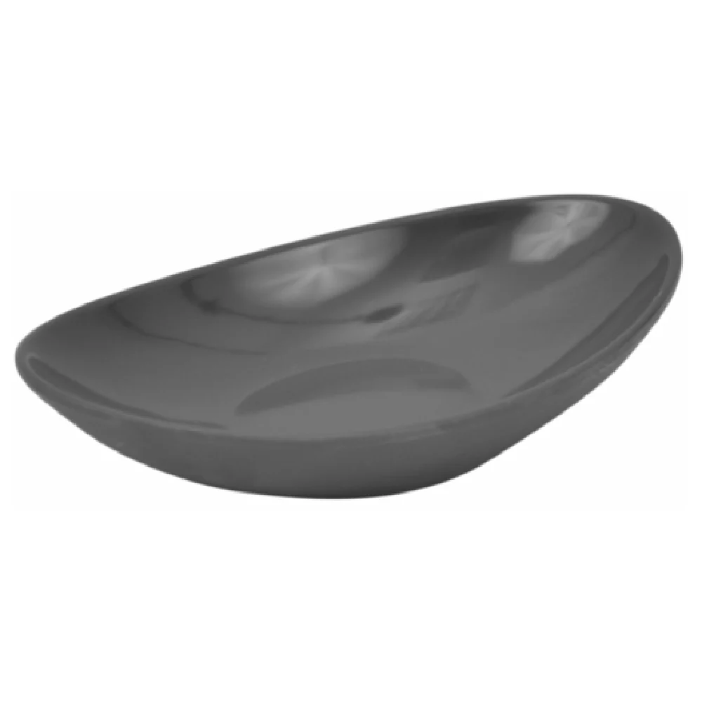 BauscherHepp TGY1542M 2 Oz Gray Oval Sauce Cup Melamine Chip and Stain Resistant