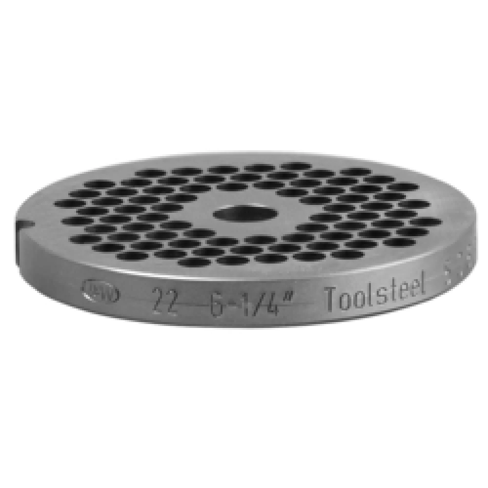 Alfa 22 1/4 HBLS Meat Chopper Plate 22 1/4 Inch Chrome/Vanadium Steel Alfa 22 1/4 HBLS Meat Chopper Plate 22 1/4 Inch Chrome/Vanadium Steel