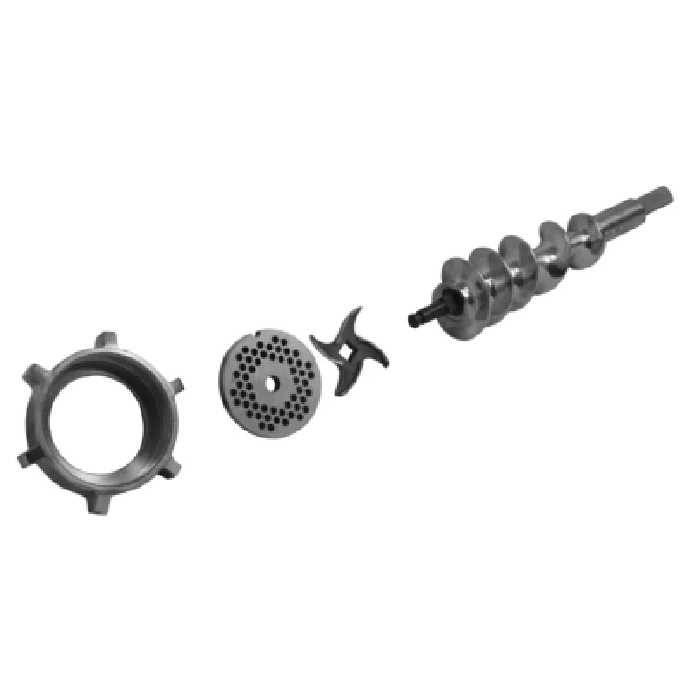 Alfa 12 SS Hand Food Grinder #12 Hub Clamp-on Manual Stainless Steel with Tubes and Knife Alfa 12 SS Hand Food Grinder #12 Hub Clamp-on Manual Stainless Steel with Tubes and Knife